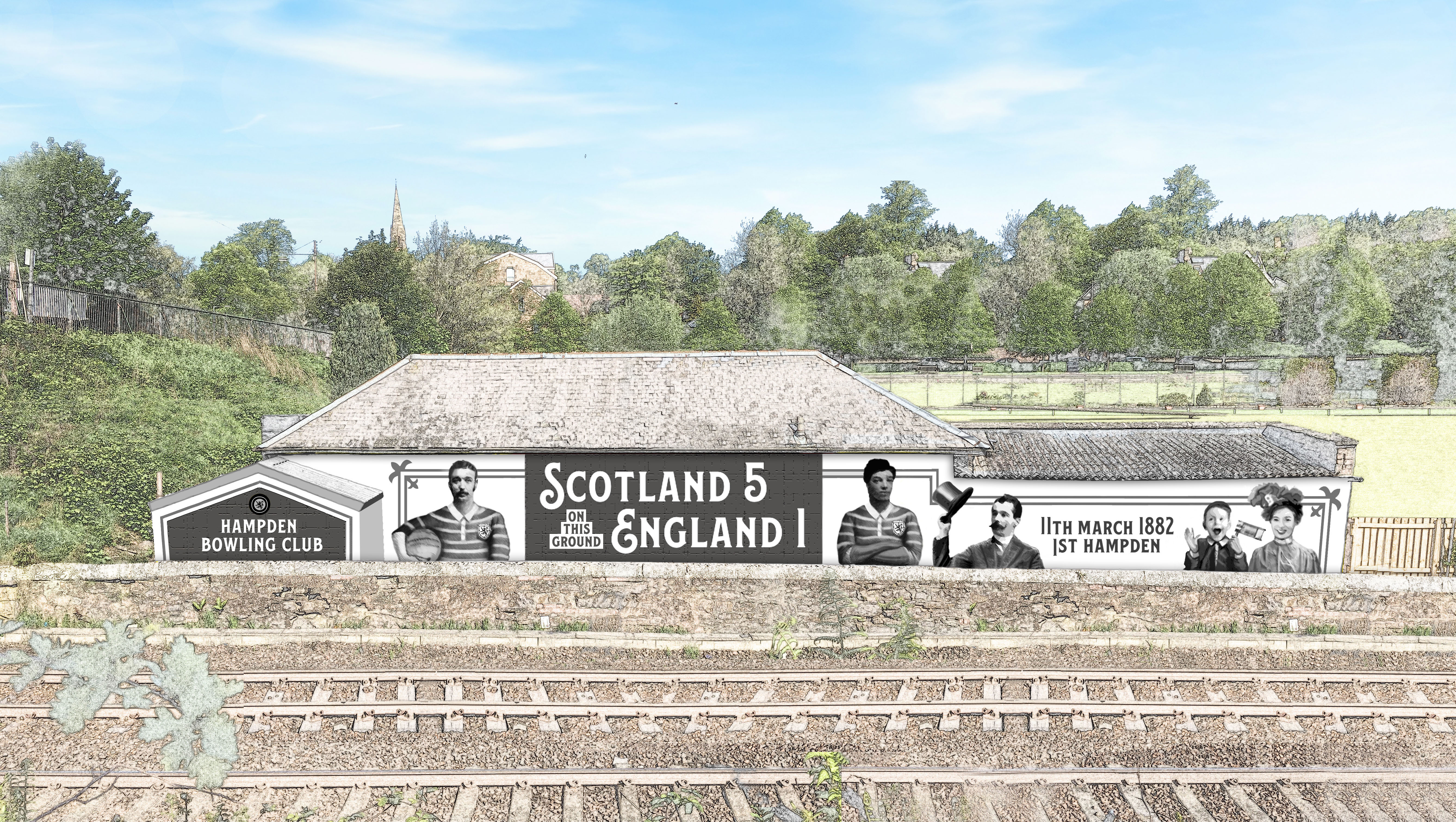 First Hampden Mural by Ashley Rawson